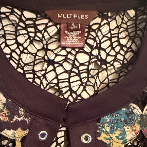 Multiples Multicolor Patterned Jacket - Picture 3 of 6